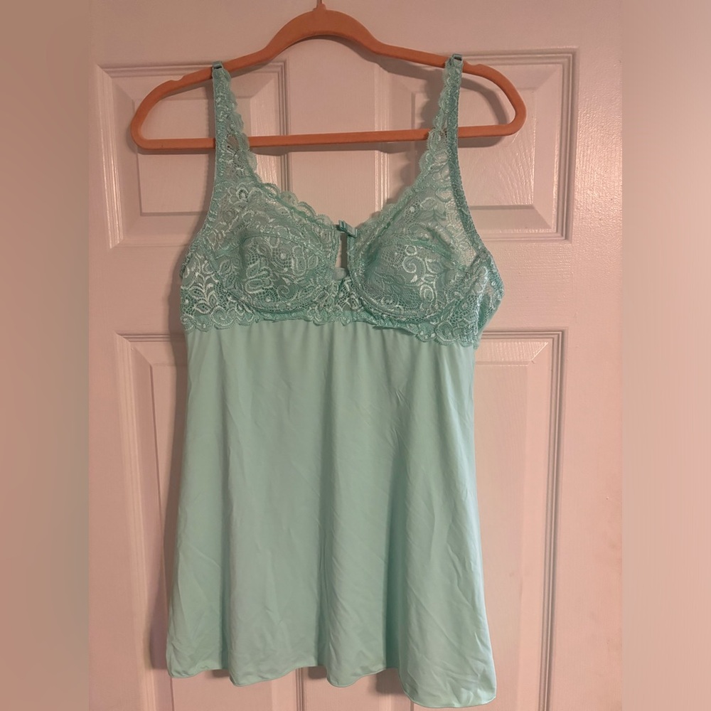 FANTASY LINGERIE, size L/XL, light mint/sea foam green color